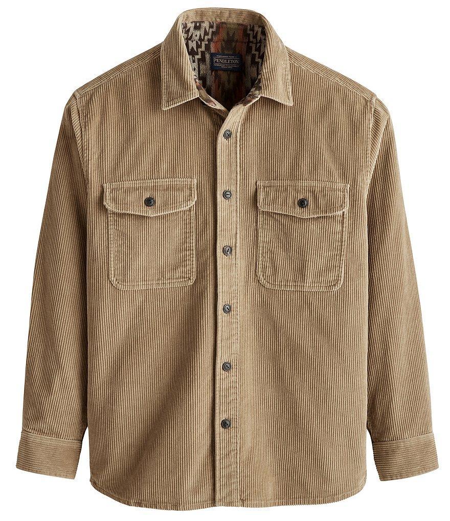 Pendleton Belmont Corduroy Long Sleeve Woven Shirt Product Image