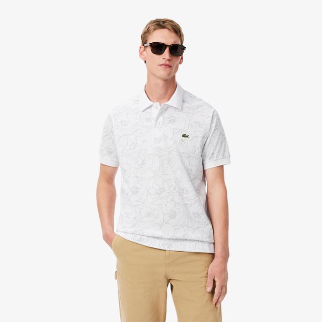 Classic Fit Flower Print L.12.12 Polo Shirt Product Image