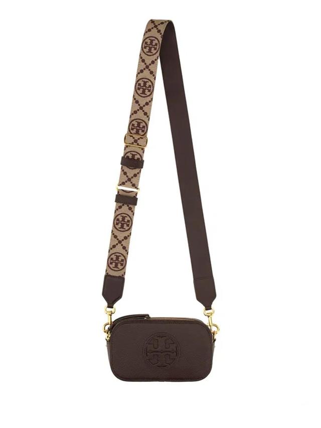 TORY BURCH Miller Mini Crossbody Bag In Brown Product Image