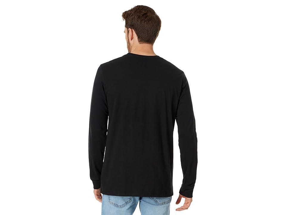 Hurley One Only Solid Long Sleeve Tee Men's Clothing Product Image