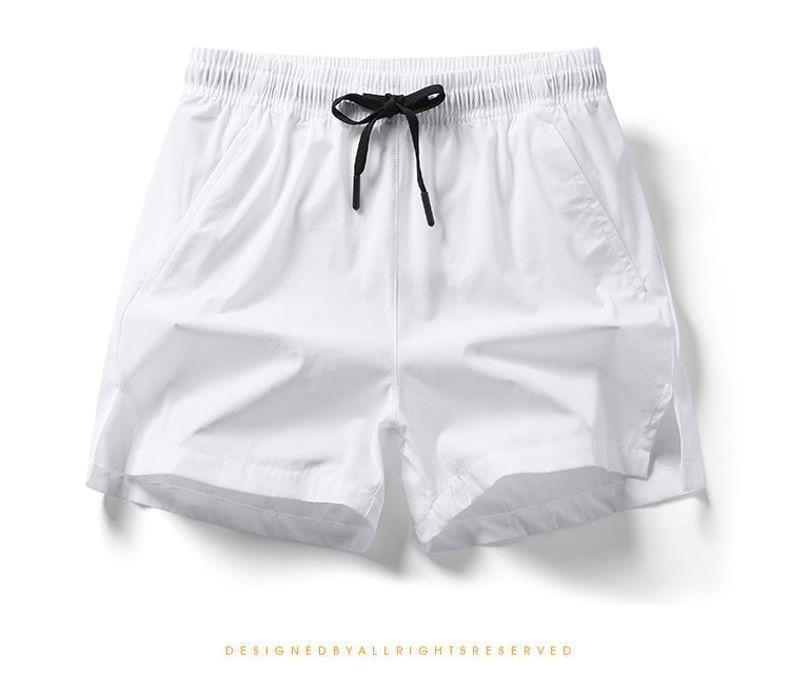 Drawstring Waist Plain Sweatshorts Product Image