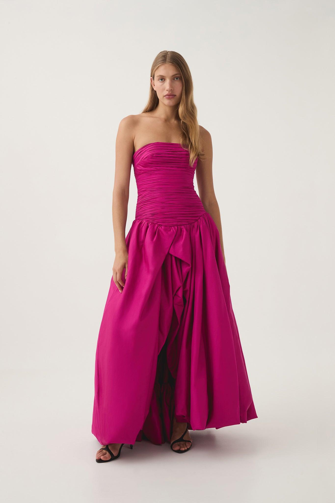 Violette Bubble Hem Maxi Dress Product Image