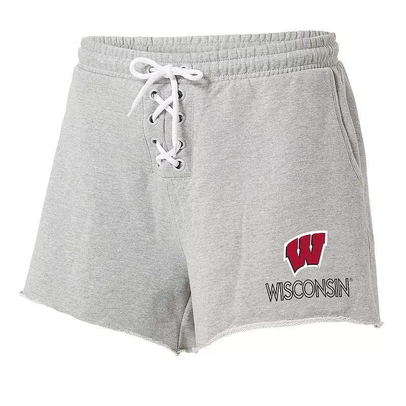 Womens NCAA Wisconsin Badgers Lace Up Shorts Product Image