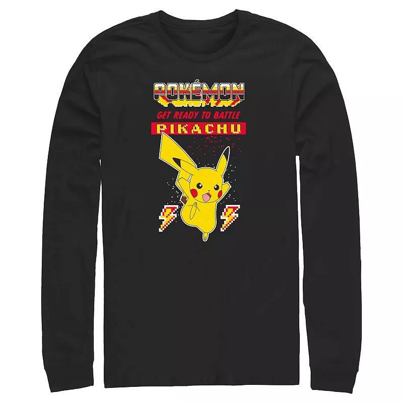 Mens Pokemon Pikachu Ready To Battle Graphic Tee Product Image