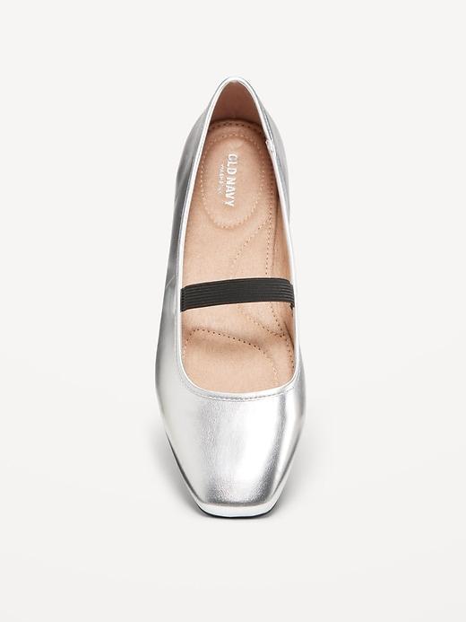 Satin Mary Jane Ballet Flat Product Image