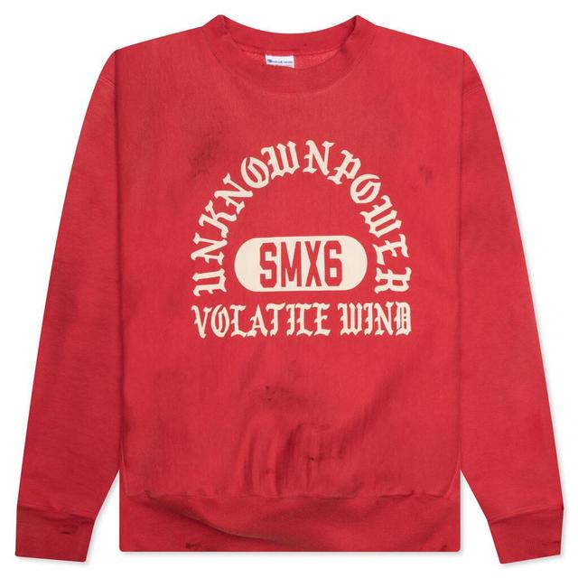 Unknown Power Crewneck - Red Male Product Image