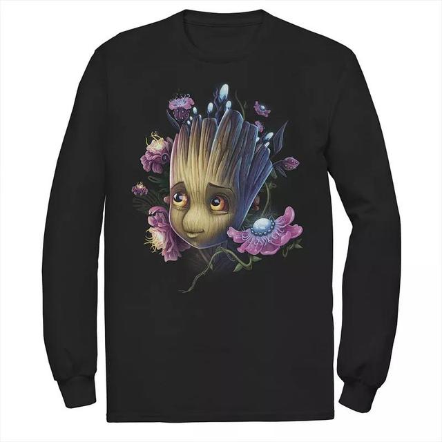 Mens Marvel Guardians Of The Galaxy Groot Flowers Graphic Tee Product Image