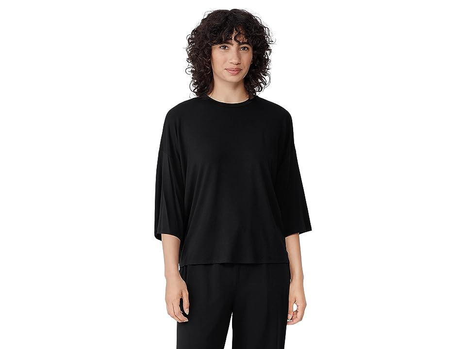 Eileen Fisher Boxy Tee Women's Clothing Product Image