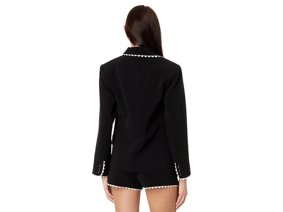 English Factory Rickrack Edge One-Button Blazer Product Image