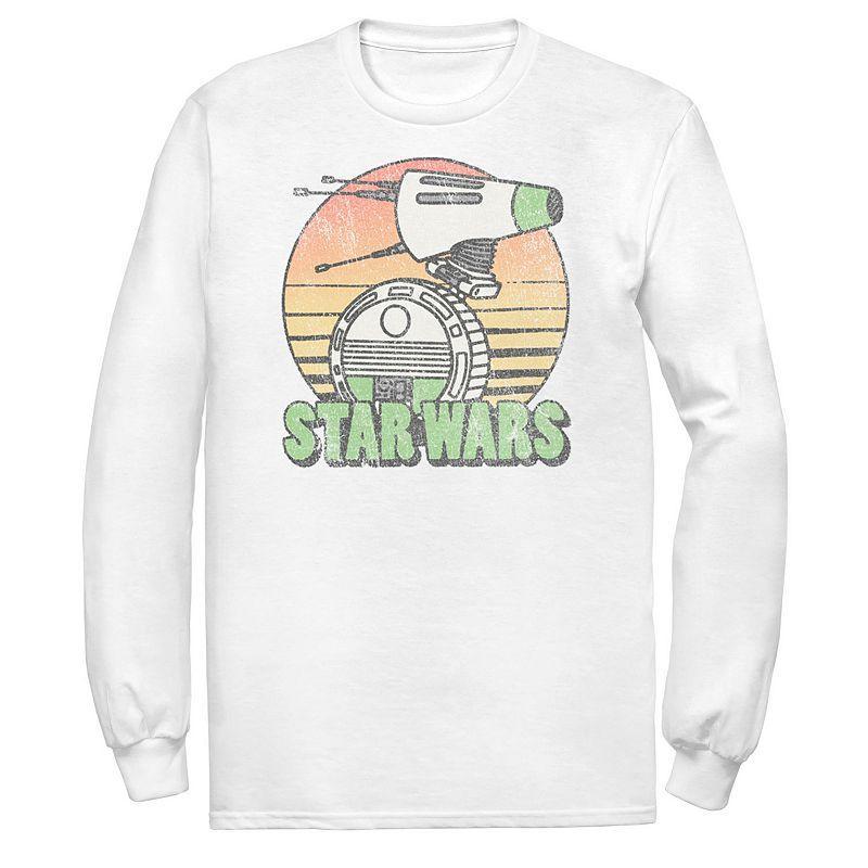 Mens Star Wars The Rise of Skywalker Retro D-0 Sunset Tee Product Image