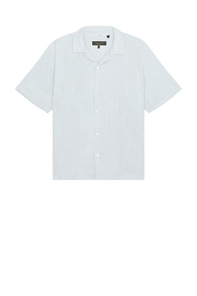 Rag & Bone Avery Gauze Shirt in Baby Blue Product Image