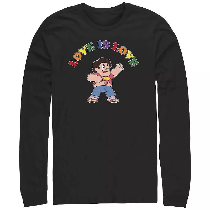 Mens Steven Universe Love Is Love Long Sleeve Graphic Tee Product Image