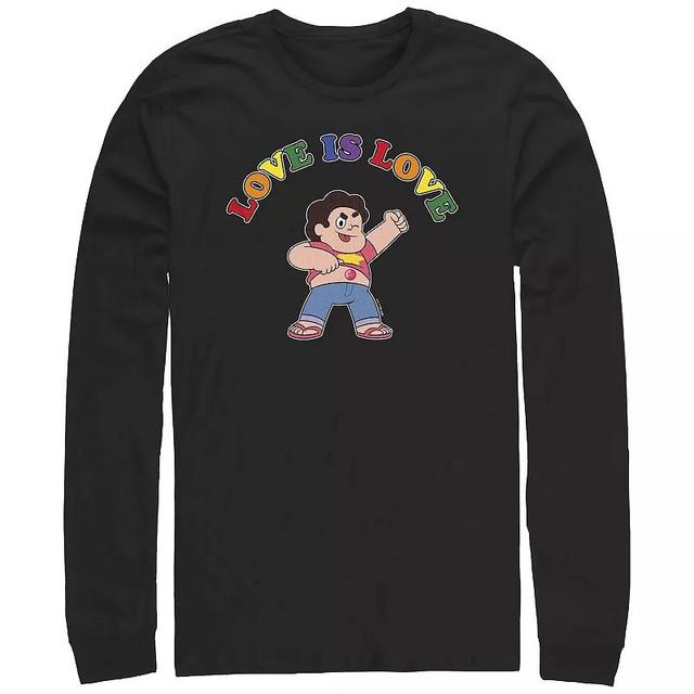 Mens Steven Universe Love Is Love Long Sleeve Graphic Tee Product Image