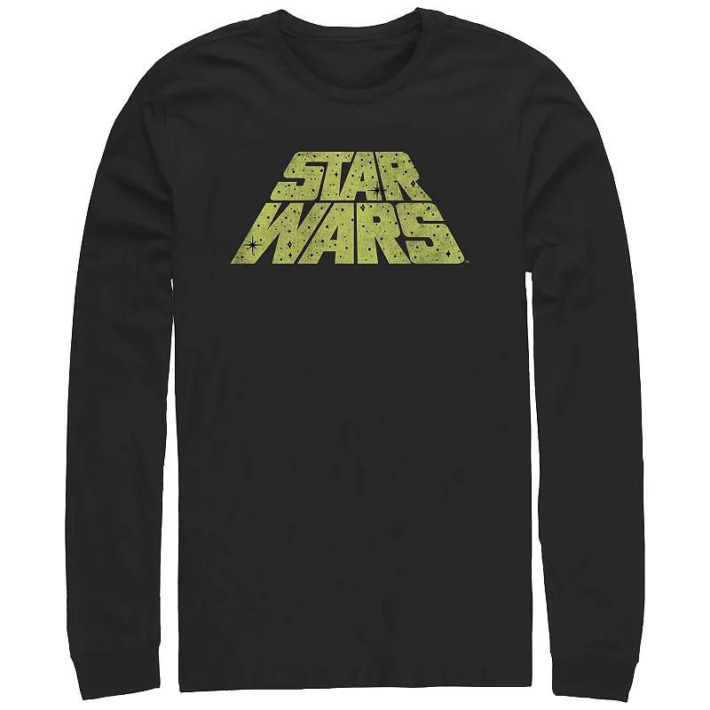 Mens Star Wars Starry Logo Graphic Tee Product Image