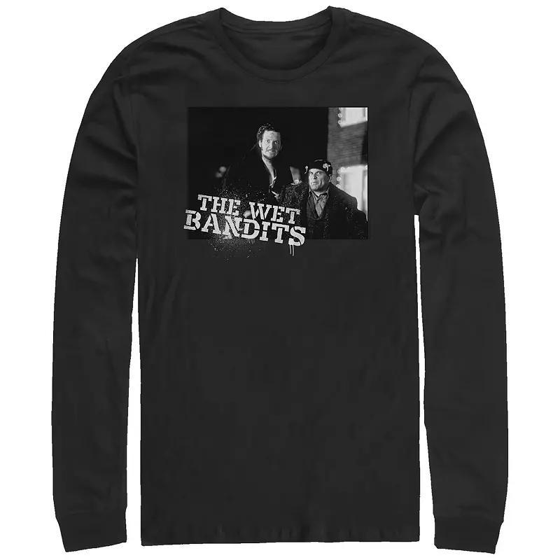 Mens Home Alone The Wet Bandits Photo Long Sleeve Graphic Tee Product Image