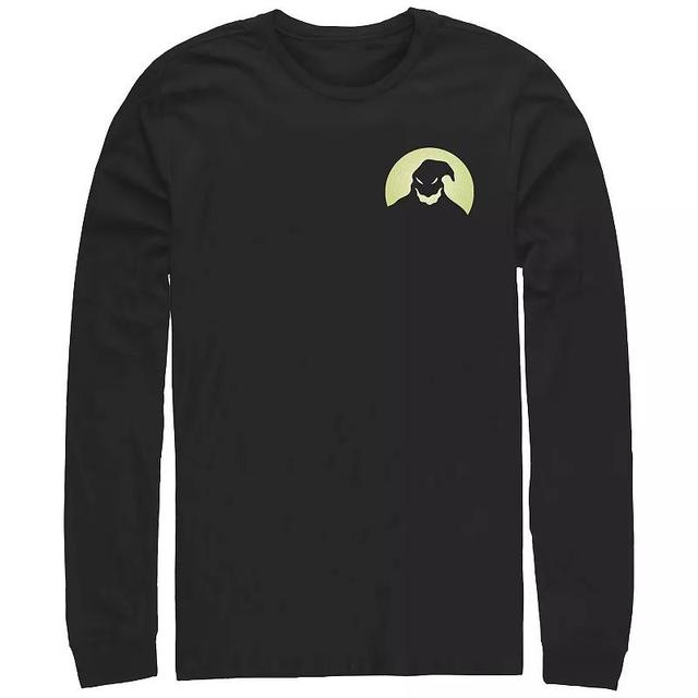 Disneys The Nightmare Before Christmas Oogie Boogies Silhouette Mens Long Sleeve Graphic Tee Product Image