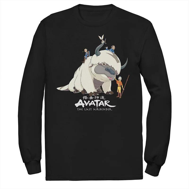 Mens Avatar: The Last Airbender Appa Ride Group Shot Tee Product Image