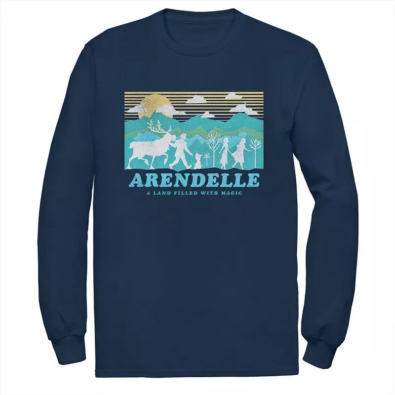 Disneys Frozen Arendelle Mens Tee Blue Product Image