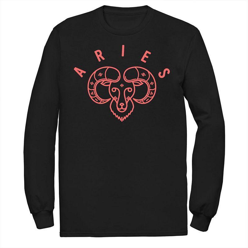 Mens Aries Simple Sketch Tee Black Product Image