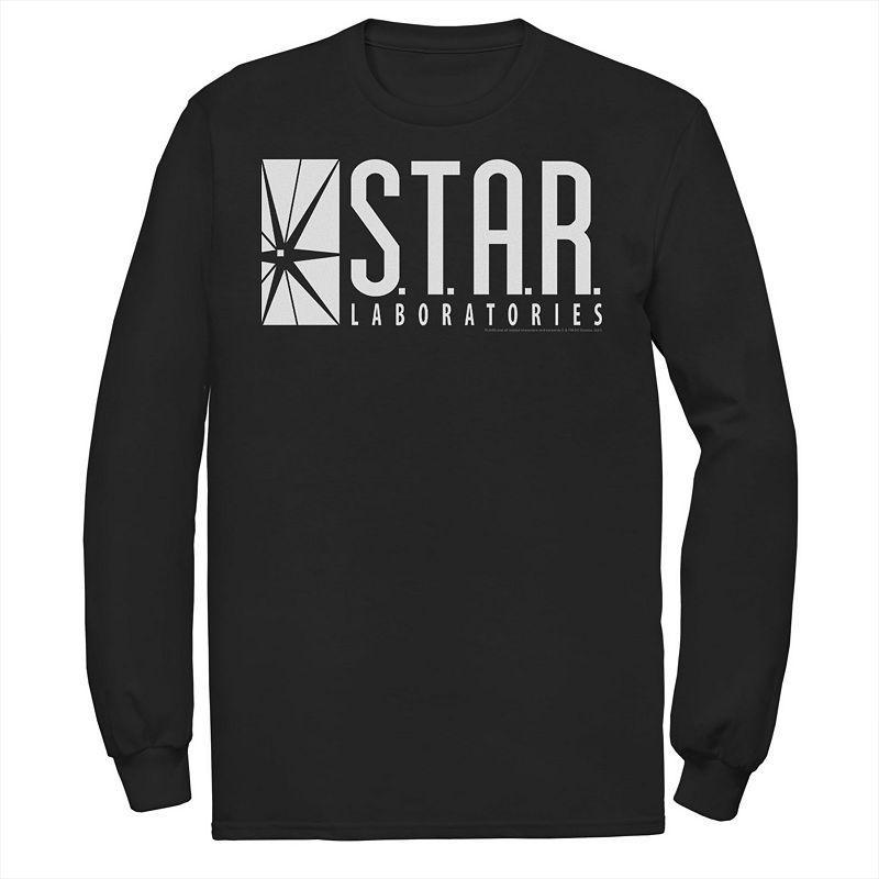 Mens Flash Star Labs Logo Tee Black Product Image