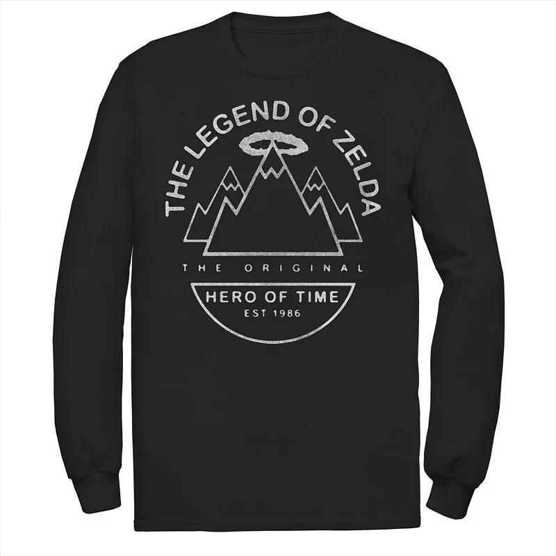 Big & Tall The Legend of Zelda Death Mountain Long Sleeve, Mens Product Image