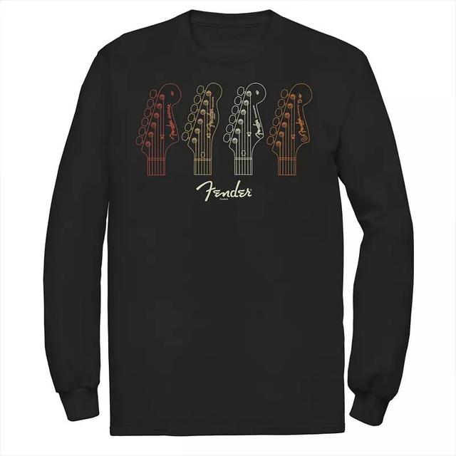 Mens Fender Autumn Colors Guitar Heads Graphic Tee Product Image