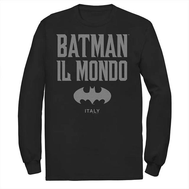 Mens Batman: Il Mondo Italy Icon Logo Tee, Boys Product Image