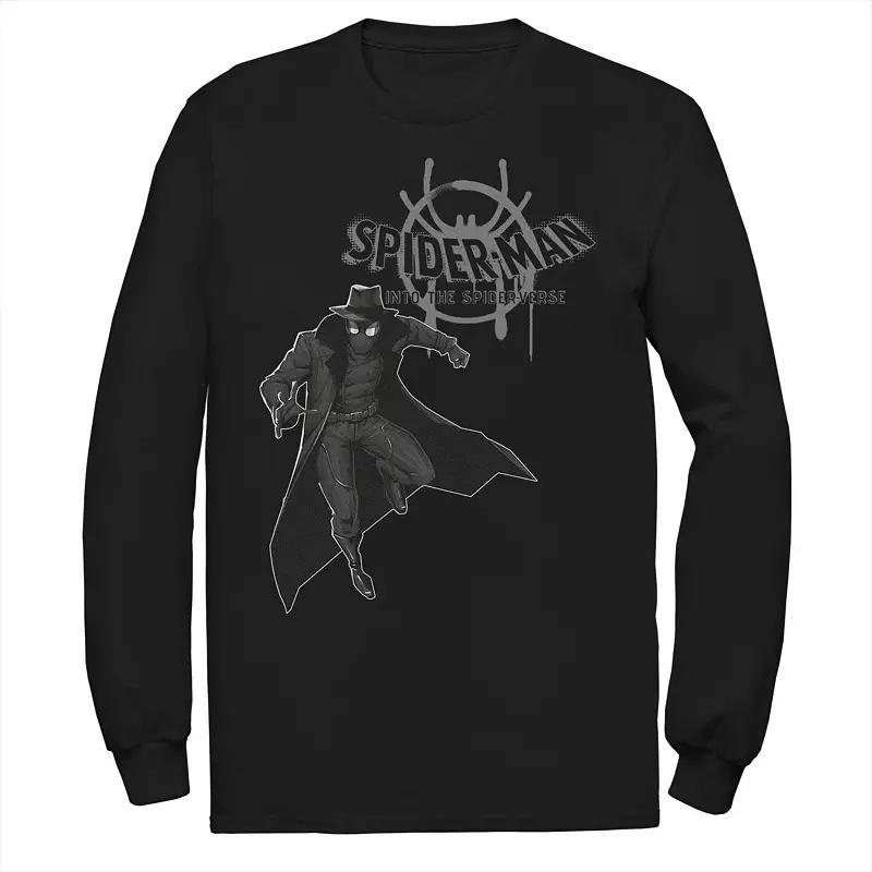 Mens Marvel Spider-Man Spiderverse Noir Logo Sweatshirt Product Image