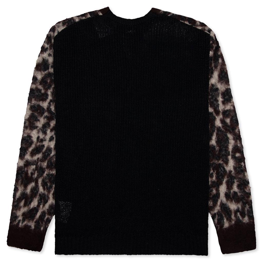 Leopard Cardigan - Brown/Black Male Product Image