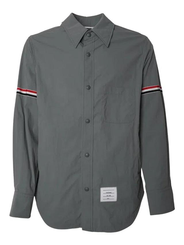 Shirt-jacket Armband Clothing In Grey Product Image