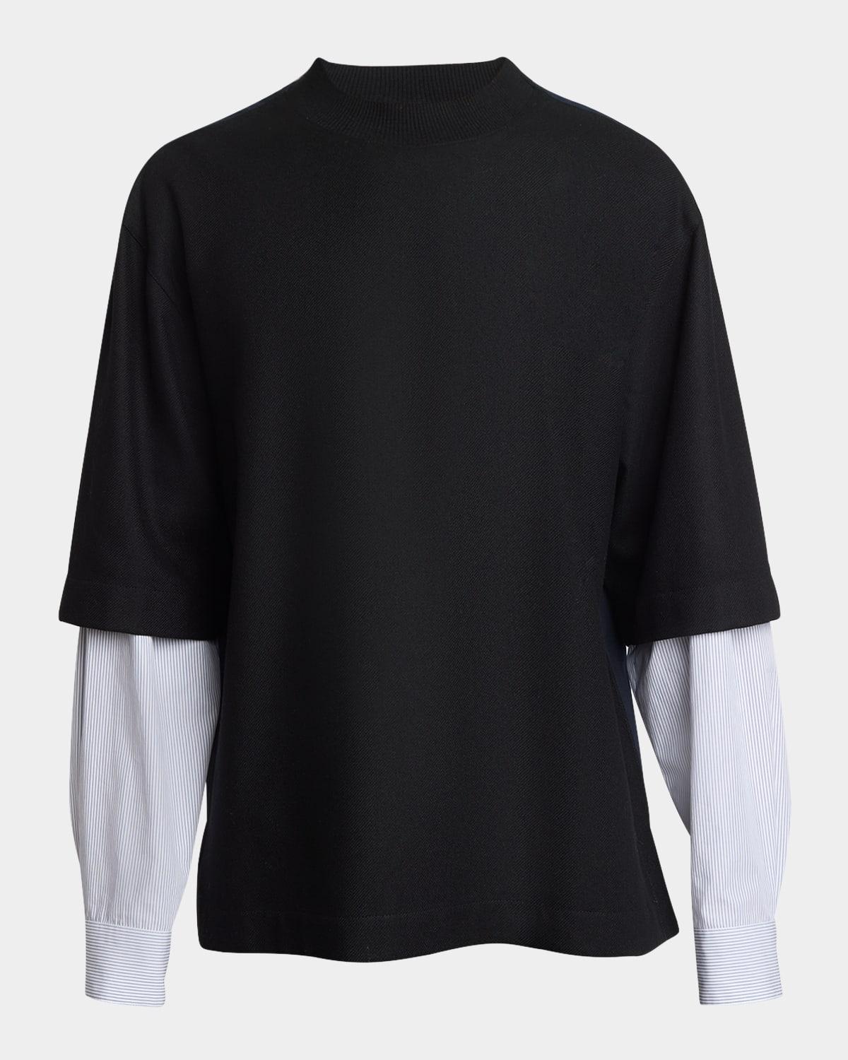 Men's Corrow Double-Layer T-Shirt Product Image