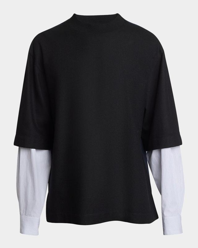 Men's Corrow Double-Layer T-Shirt Product Image