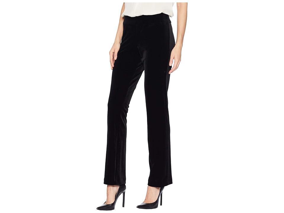 Krazy Larry Long Velvet Pull-On Pants (Black) Women's Casual Pants Product Image