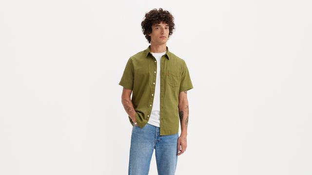 Short Sleeve Classic One Pocket Standard Fit Shirt Product Image