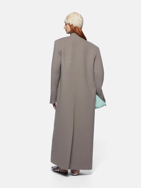 Grey long coat Product Image