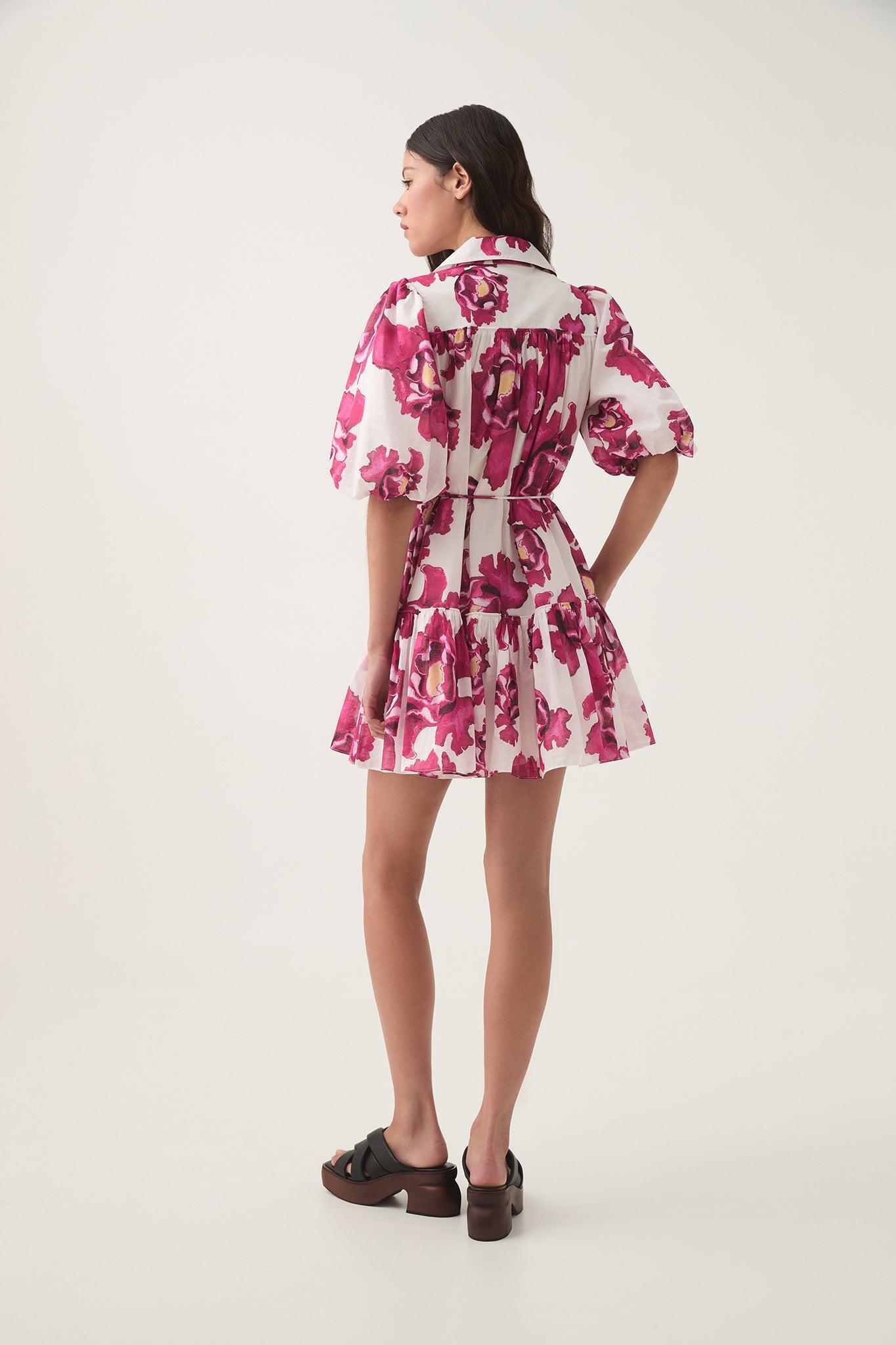 Eliza Smock Mini Dress Product Image