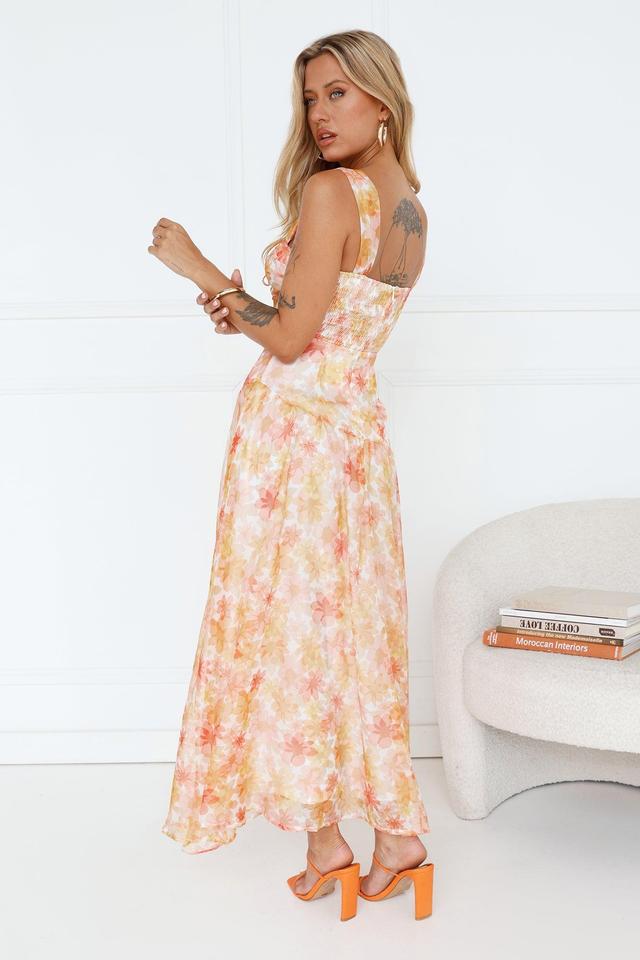 Zest For You Maxi Dress Orange Product Image