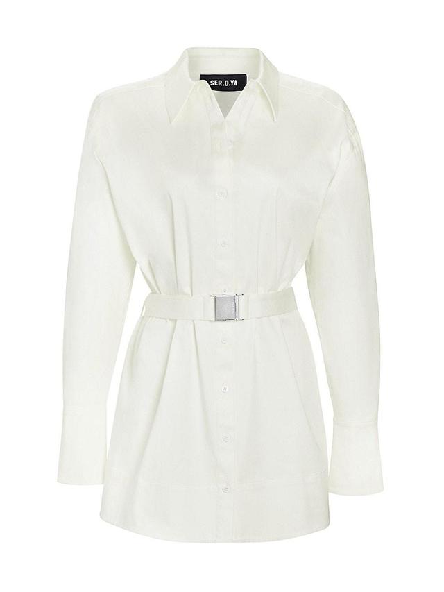 Womens Posh Poplin Shirt Dress Product Image