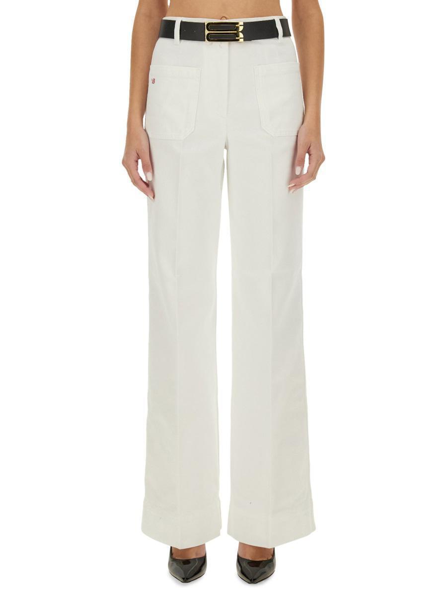 VICTORIA BECKHAM Jeans In White Product Image