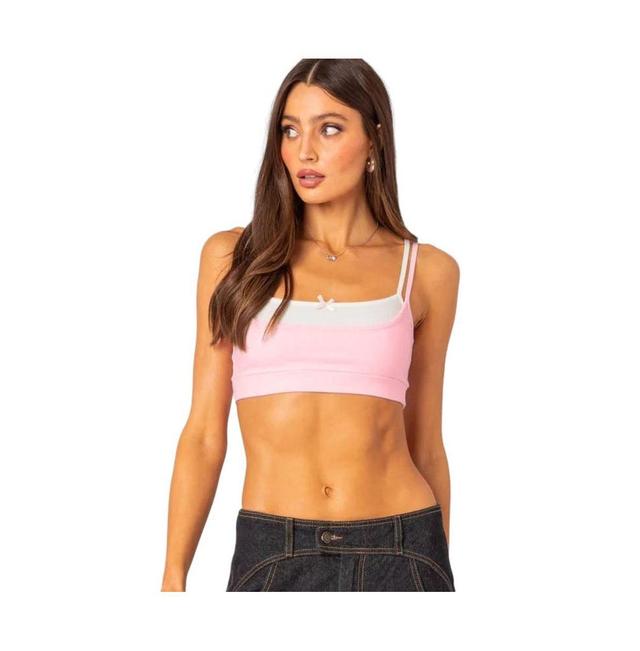 Womens Gracie layered bra top Product Image