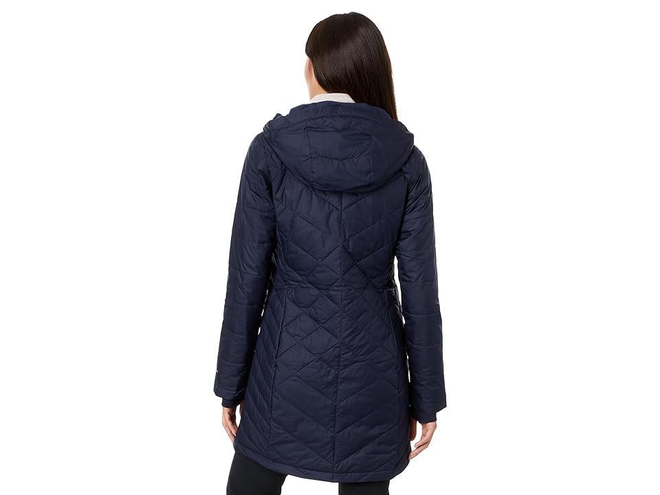 Columbia Womens Heavenly Long Hooded Jacket Navy Coats Product Image