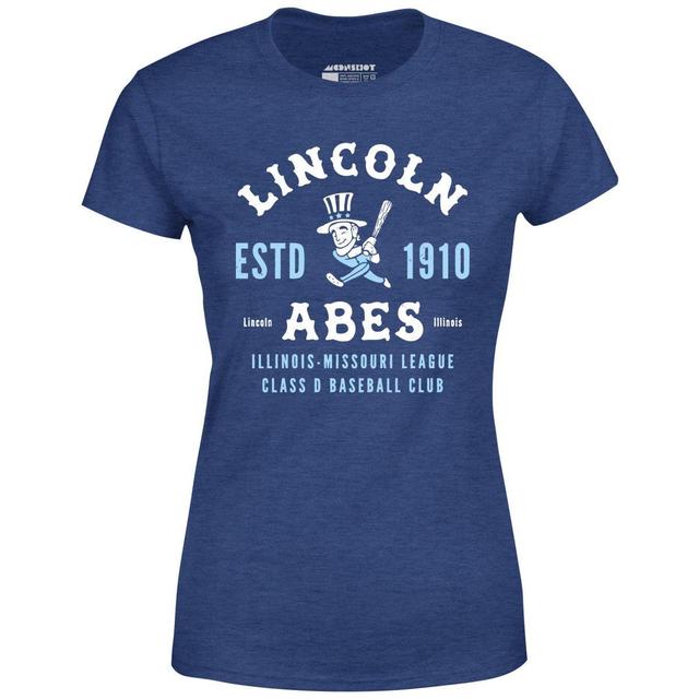 Lincoln Abes - Illinois - Vintage Defunct Baseball Teams - Women's T-Shirt Female Product Image