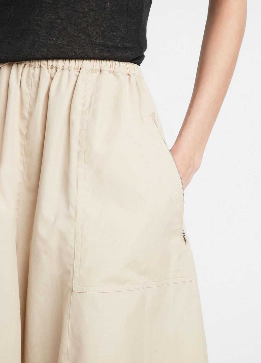 Cotton Zip-Pocket Utility Skirt Product Image