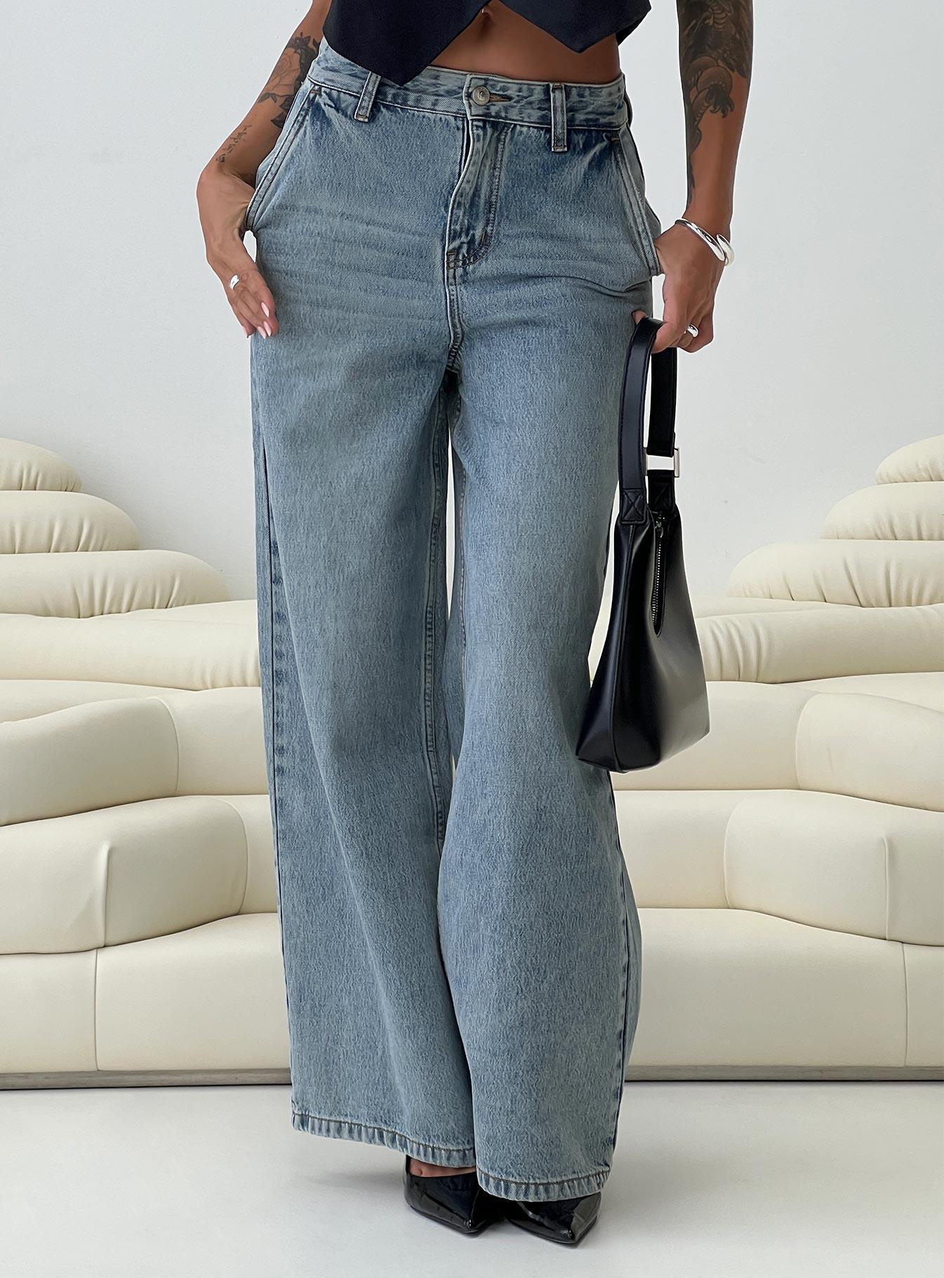 Jewelz Wide Leg Jeans Light Wash product image