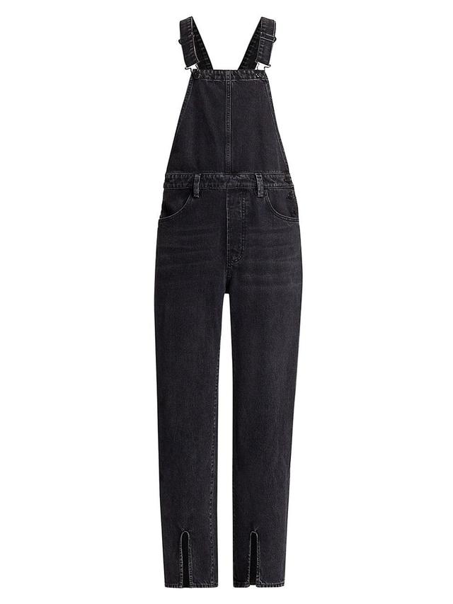 Womens Cindy Wide-Leg Denim Overalls Product Image