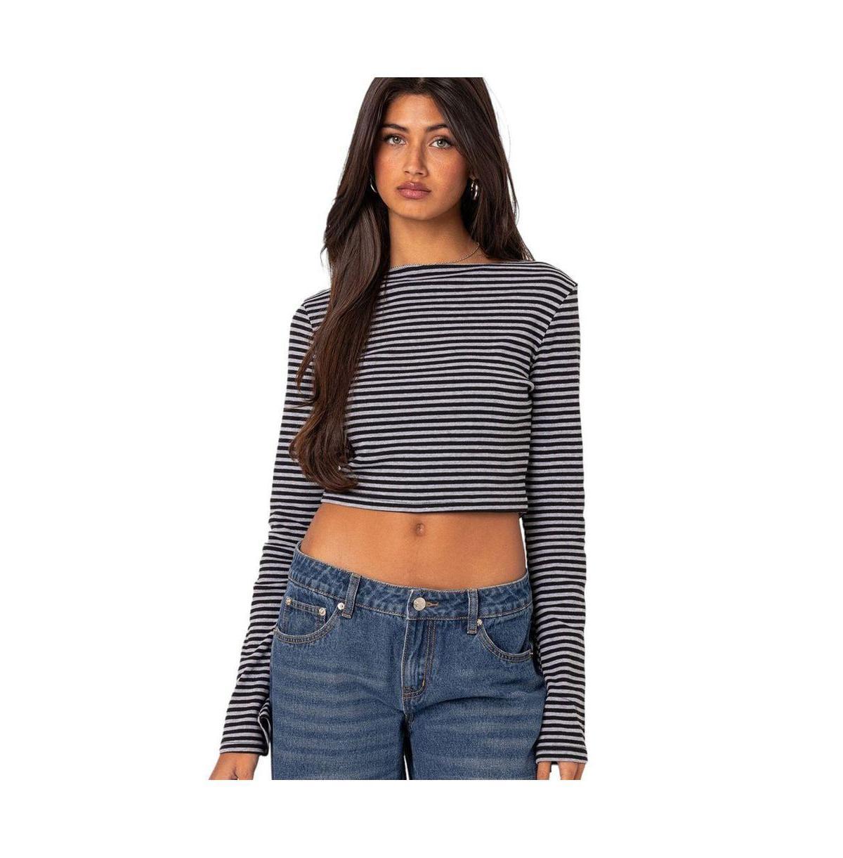 Womens Charlee striped top Product Image