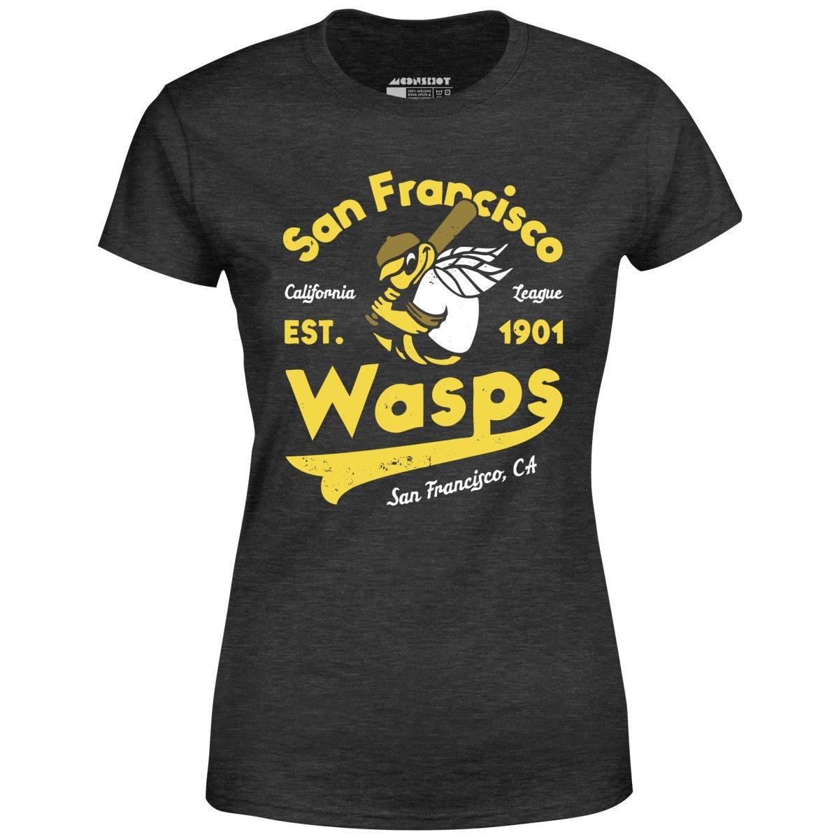 San Francisco Wasps - California - Vintage Defunct Baseball Teams - Women's T-Shirt Female Product Image