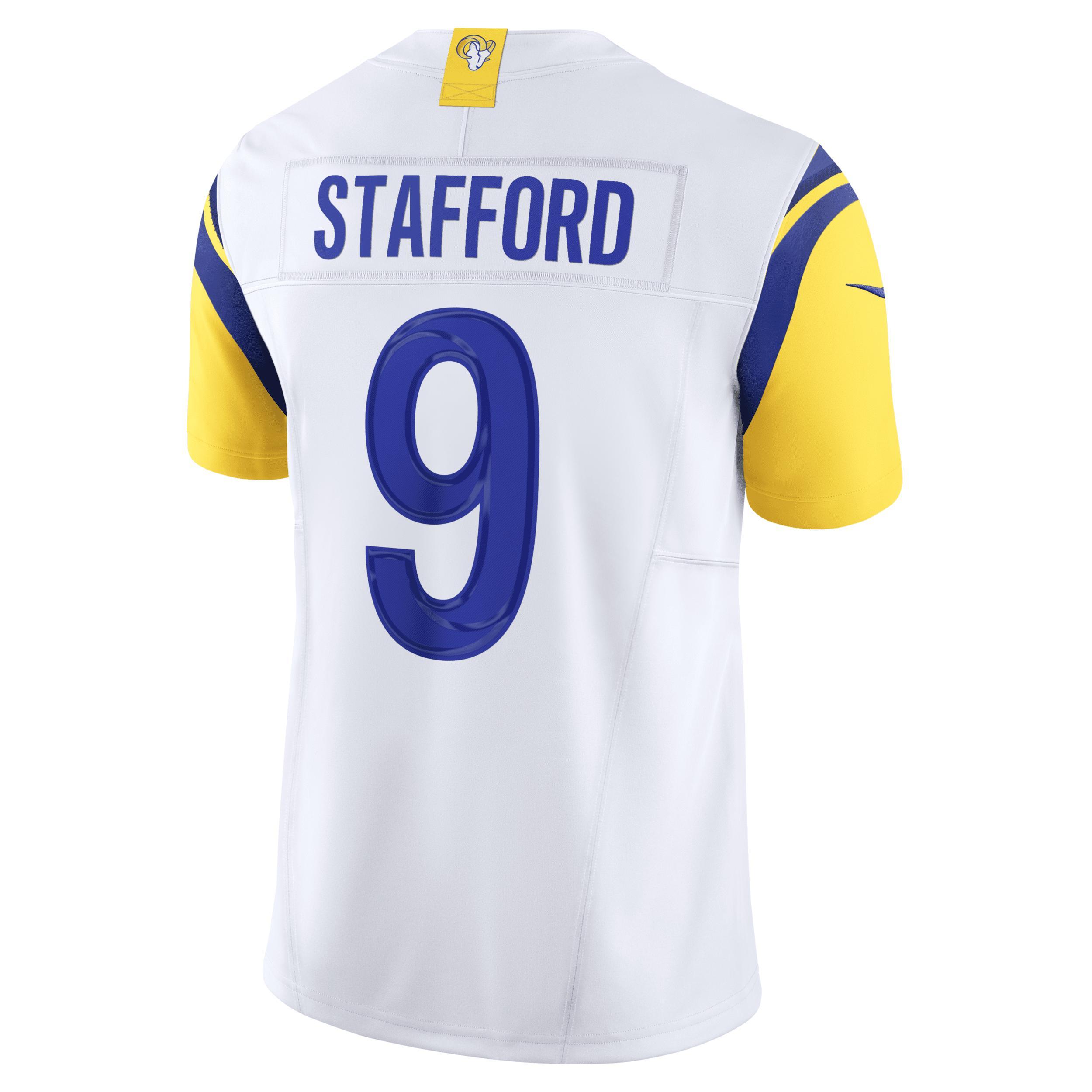 Nike Mens Matthew Stafford Los Angeles Rams Vapor F.u.s.e. Limited Jersey - White Product Image