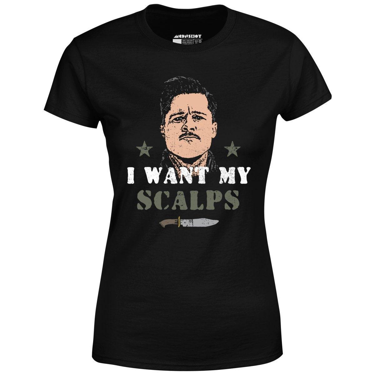 Aldo Raine - I Want My Scalps - Women's T-Shirt Female Product Image