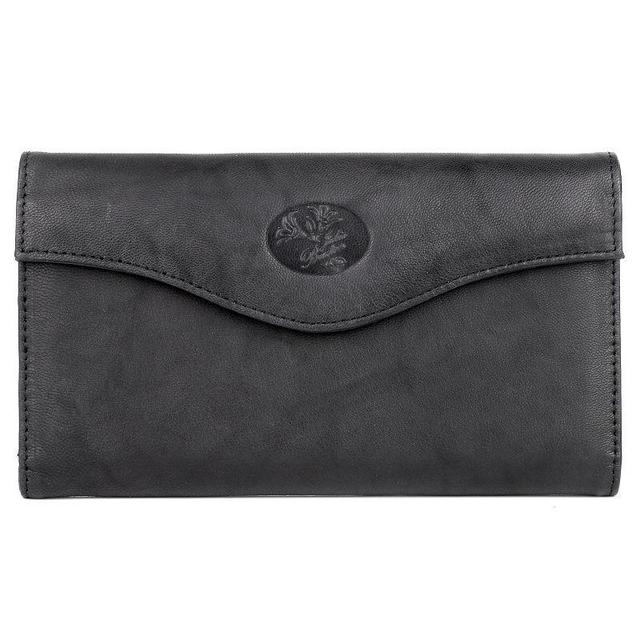 Julia Buxton Heiress RFID-Blocking Leather Organizer Clutch Product Image